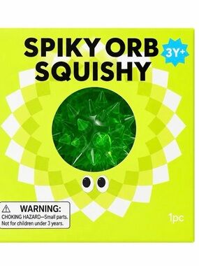 J’Adore Spiky Orb Squishy Toy - Bright Green